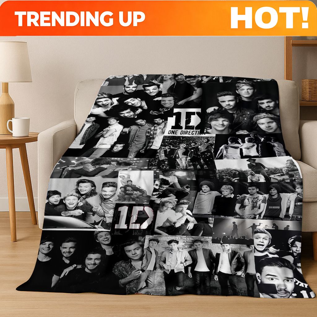 Home Textiles Direct - カスタマイズ3D 1Dロックワンディレクションコンビネーションフランネルブランケット、家庭用寝室ベッドソファピクニックカバー子供用の居心地の良いソフトスローブランケット