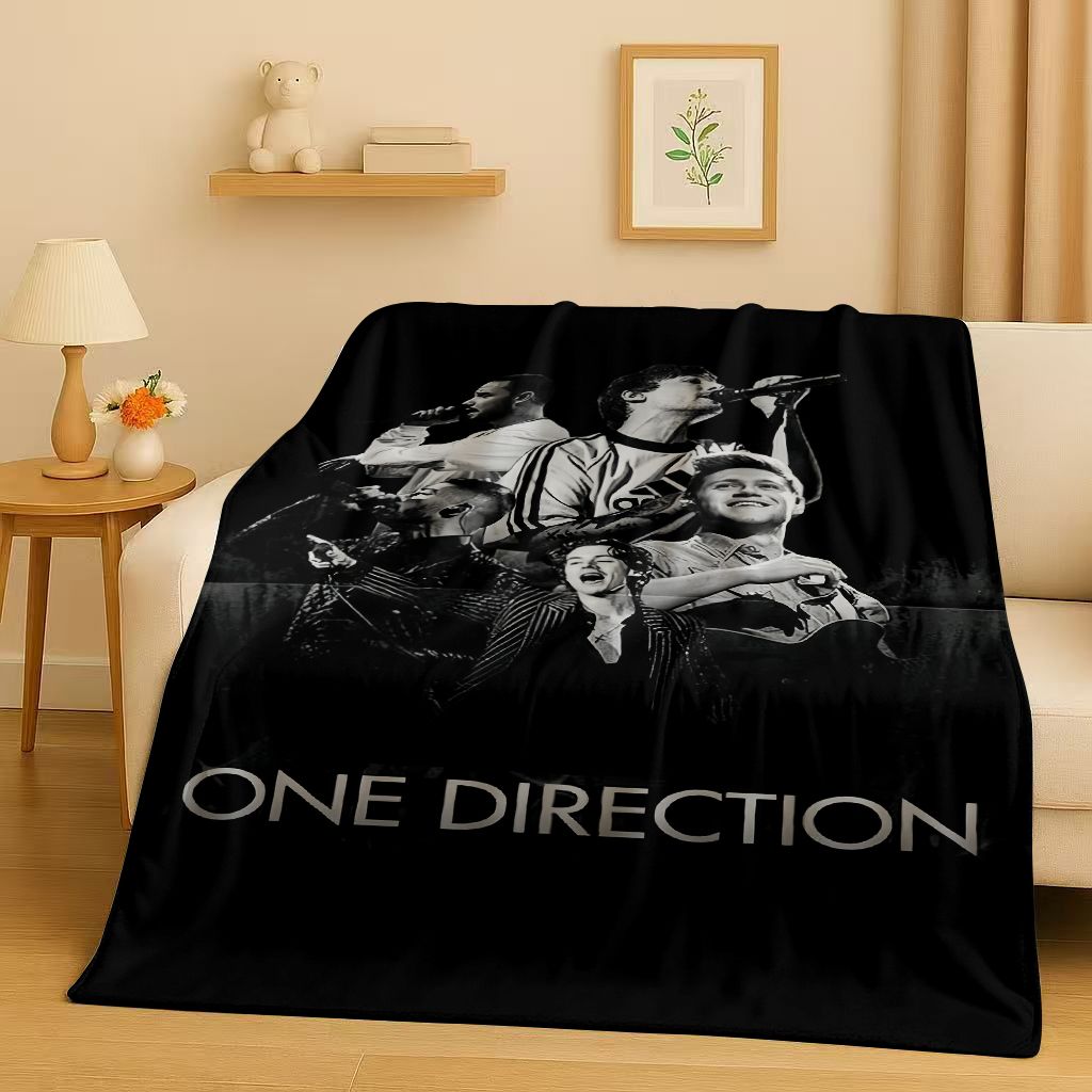 Home Textiles Direct - 3DニューワンD方向シンガースターフランネルブランケット、超ソフトで暖かいプラッシュスロー、自宅の寝室、ベッド、ソファカバー、オフィスギフト、子供向け