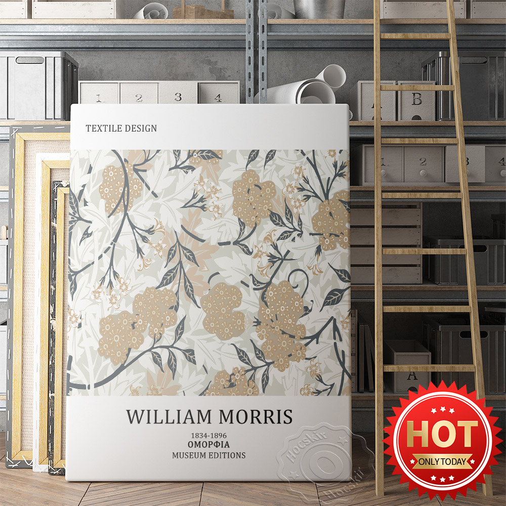 Home Textiles And Room Spray - Willam morris展示巨大なポスター、テキスタイルデザインプリントアート、家の装飾絵画、ビクラシアンとアラバート美術館、v & a