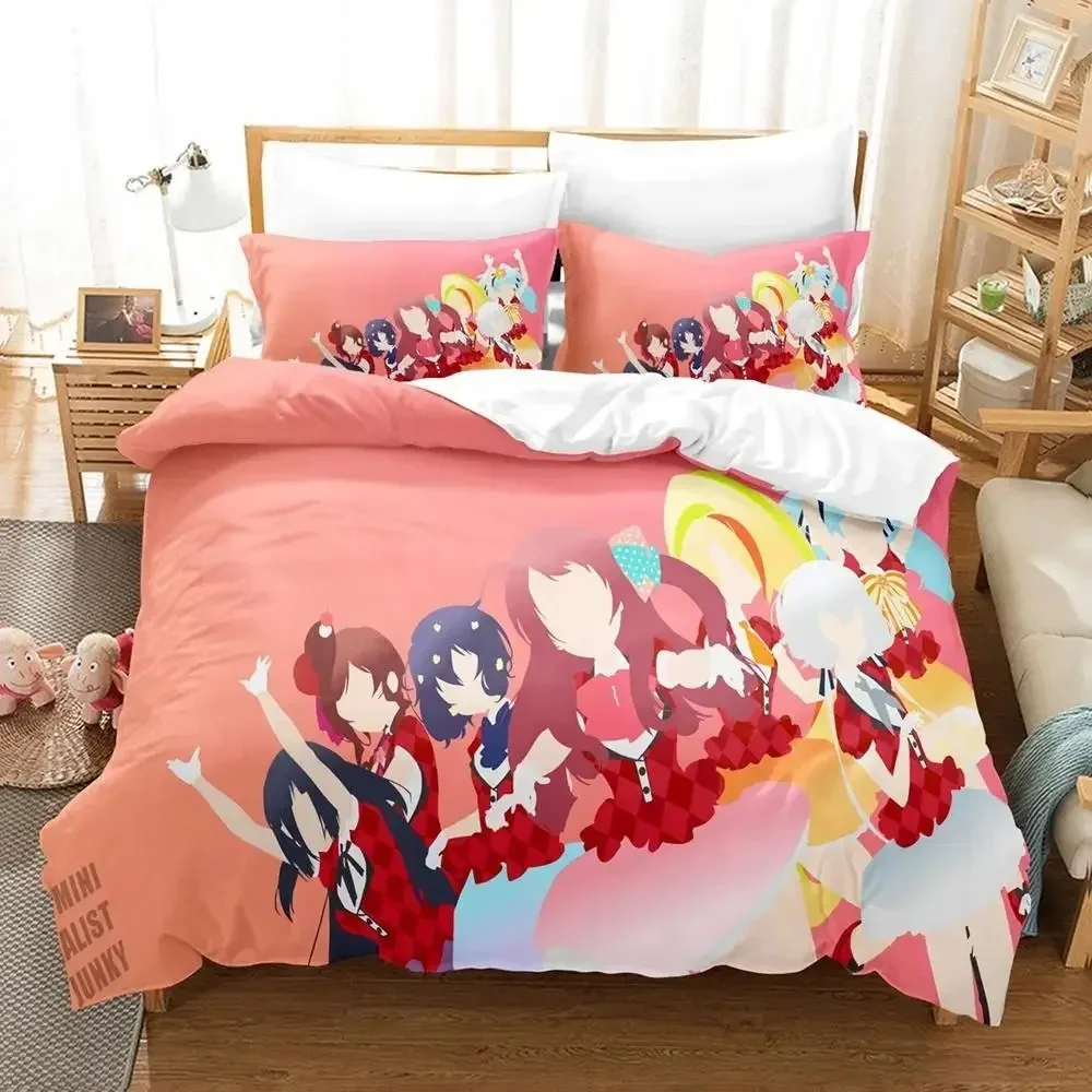 Home Landing Textiles - ゾンビランドサガ快適な布団キルトカバー枕カバー寝具セット子供の寝室の装飾ホームテキスタイル