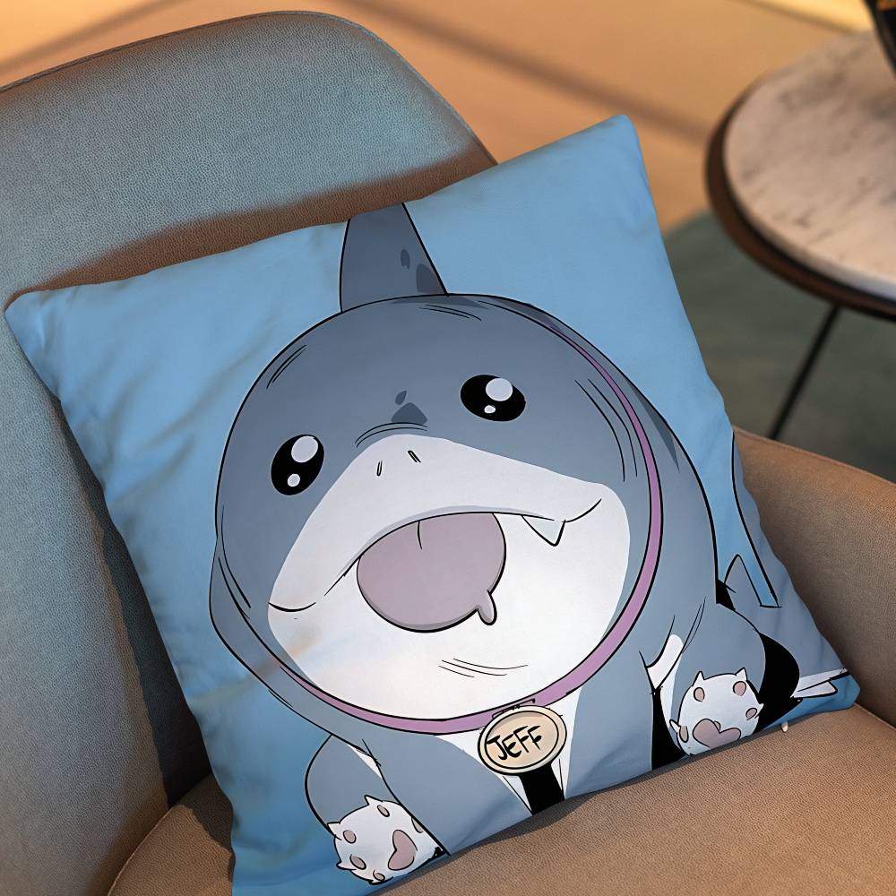 ランドシャークかわいいジェフ枕カバーオフィスクッションソファ - Home Landing Textiles のレビューと価格