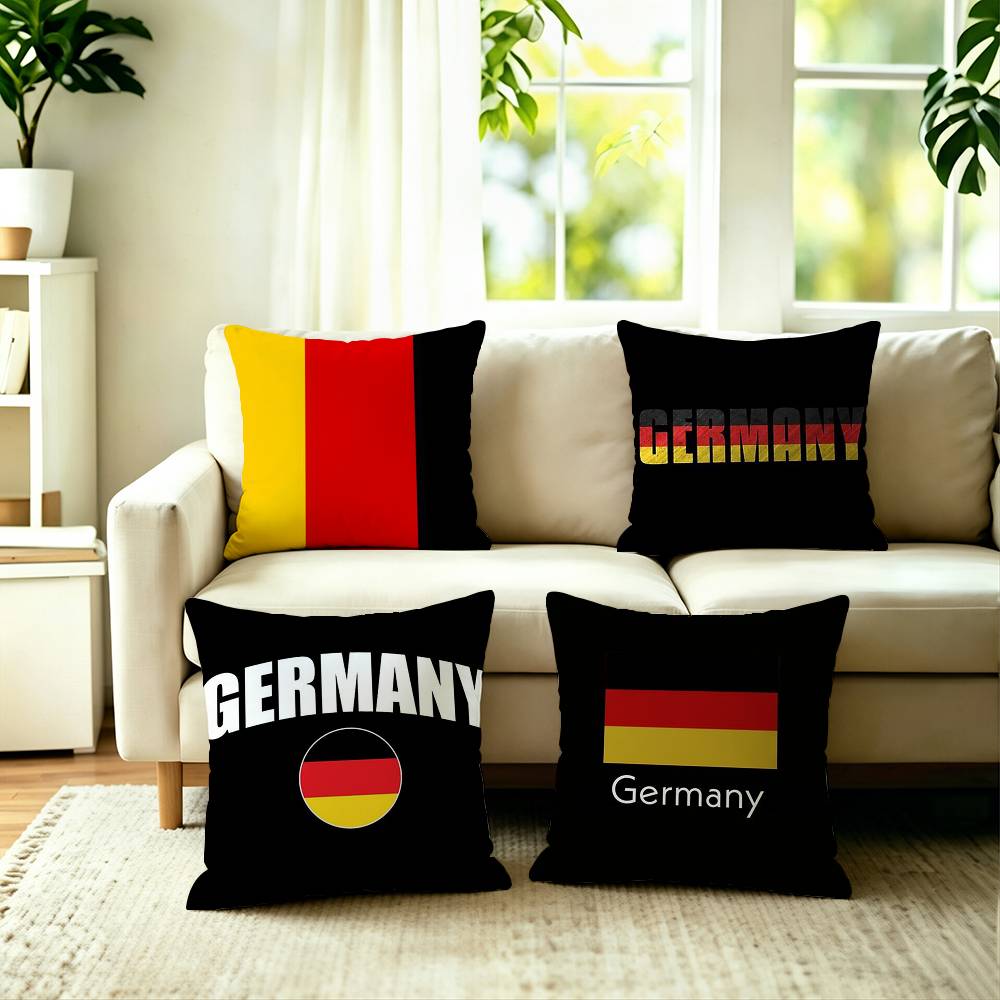 Panzer ドイツ国旗枕カバー正方形両面ソファクッションカ - Home Textiles Germany のレビューと価格