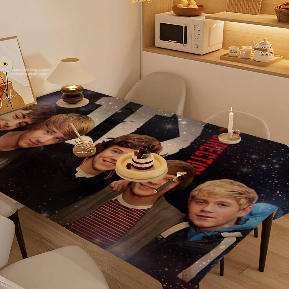 O-One D-Direction バンド柄テーブルクロス  - Home Textiles Direct のレビューと価格