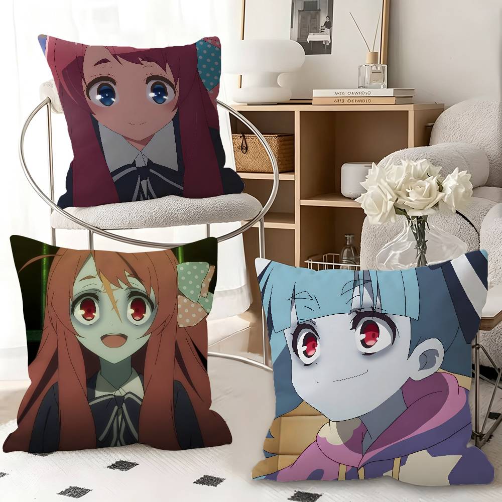 1pc ゾンビランドサガ枕カバーファッション正方形枕カバー寝 - Home Landing Textiles のレビューと価格