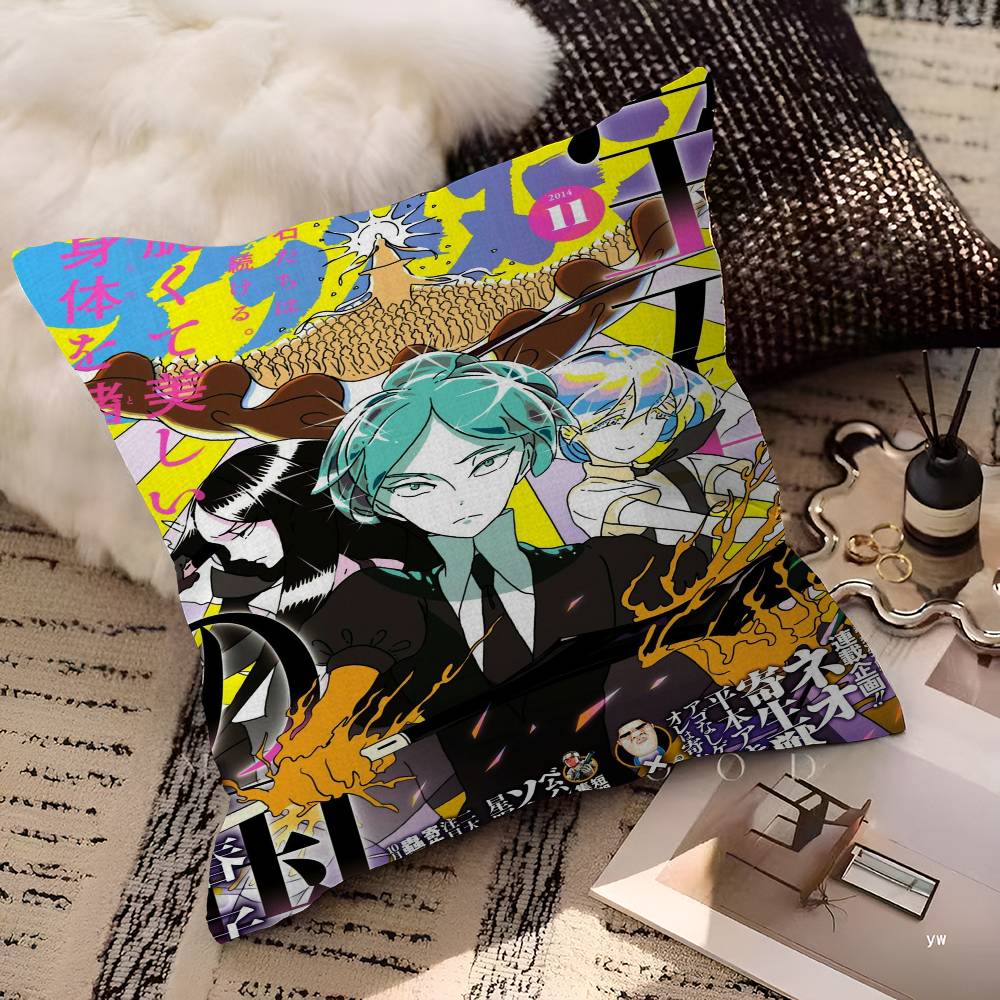 アニメ「宝石の国」枕ギフトホームオフィス装飾枕寝室ソファ車ク - Home Landing Textiles のレビューと価格