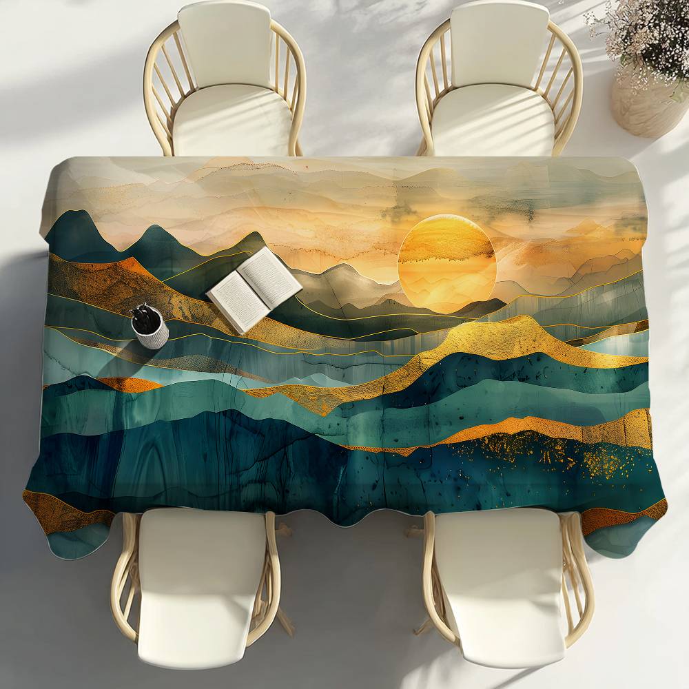 マウンテンランドテーブルクロス パーティーデコレーション ダ - Home Landing Textiles のレビューと価格